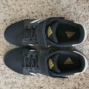 Mens Adipower black lifting shoes